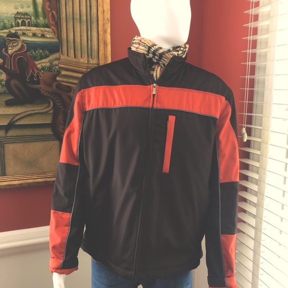 Cole Haan Men’s Vintage Jacket XL Brown/Orange - Picture 2 of 8